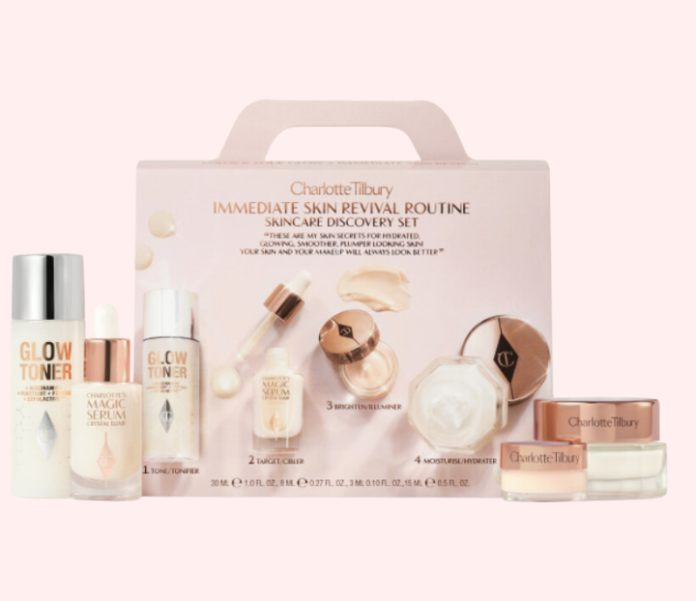 Charlotte Tilbury Immediate Skin Revival Routine Skincare Discovery Set Dein Weg zu strahlender Haut