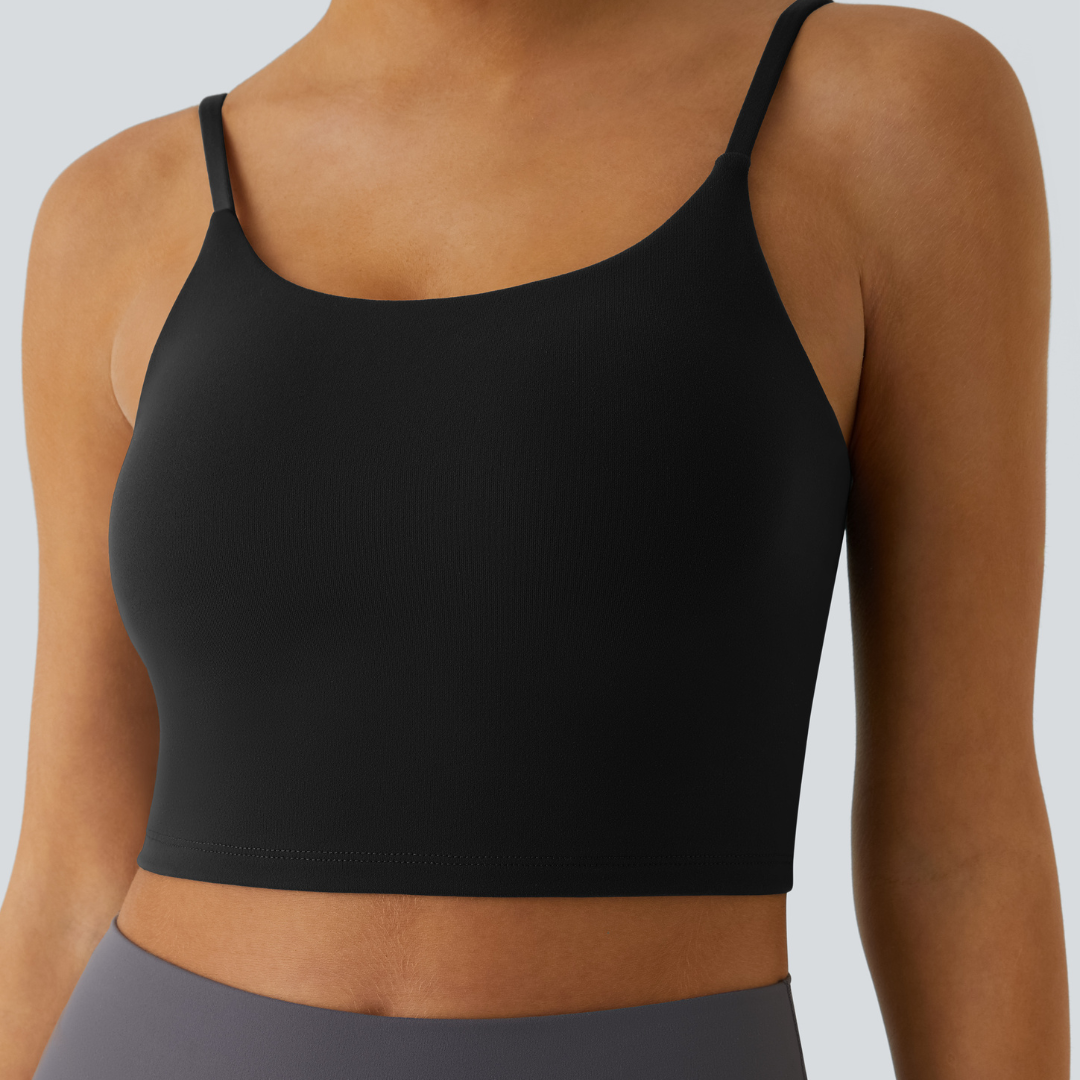 Halara Basic Padded Workout Cropped Tank Top